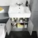 Monaco Dove Grey Combination Vanity Basin and Boston Toilet 1200mm
