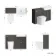 Monaco Graphite Grey Combination Vanity Traditional Basin and Boston Toilet 1200mm