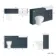 Monaco Inky Blue Combination Vanity Basin and Seattle Toilet 1500mm