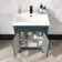 Bermuda Inky Blue Basin Vanity Drawer and Back To Wall Toilet 1100mm (Excludes Pan & Cistern)