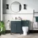 Bermuda Inky Blue Combination Vanity Basin and Seattle Toilet 1100mm
