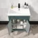 Bermuda Midnight Green Combination Vanity Basin and Boston Toilet 1100mm