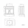Lucia Chalk White Vanity with Oak Effect Top & Curved Counter Top Basin 840mm - Brushed Brass Accents