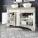 Lucia Chalk White Double Vanity with Oak Effect Top & Round Counter Top Basin 1200mm - Brushed Brass Accents