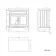 Lucia Midnight Green Vanity with Oak Effect Top & Round Counter Top Basin 840mm