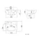 Quartz Stone Grey Combination Vanity Basin and Seattle Toilet 950mm