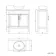 Bermuda Dove Grey Vanity with Marble Top & Oval Counter Top Basin 800mm - Brass Knurled Handles