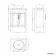 Bermuda Chalk White Vanity with Marble Top & Oval Counter Top Basin 600mm - Brass Knurled Handles