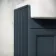 Monaco Inky Blue Basin Vanity 600mm - Brass Knurled Handles