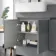 Foster Stone Grey Combination Vanity Basin and Boston Toilet 1500mm