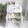 Mersey Gloss White Combination Vanity Basin and Miami Toilet 1100mm