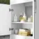 Mersey Gloss White Combination Vanity Basin and Houston Toilet 1100mm
