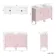 Bermuda Cashmere Pink Vanity with Marble Top & Oval Counter Top Basin 1200mm - Brushed Brass Accents