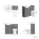Capri Fog Grey Combination Vanity Basin and Miami Toilet 1050mm - Chrome Handles
