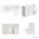 Milos Cotton White Combination Vanity Basin and Miami Toilet 1300mm - Chrome Handles