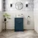 Milos Navy Blue Basin Vanity 500mm - Brushed Handles