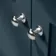 Milos Navy Blue Vanity with Mesa Basin 500mm - Chrome Handles