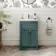 Milos Mystic Green Basin Vanity 500mm - Chrome Handles