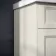 Lucia Chalk White Double Basin Vanity 1200mm - Brushed Brass Accents