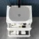 Corsica Gloss White Wall Hung Drawer Vanity with Marble Top 600mm - Excludes Counter Top Basin
