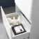 Corsica Gloss White Basin Drawer Vanity 600mm