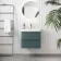Corsica Midnight Green Wall Hung Basin Drawer Vanity 600mm