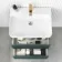 Corsica Midnight Green Wall Hung Basin Drawer Vanity 600mm