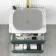Corsica Midnight Green Wall Hung Drawer Vanity with Marble Top 600mm - Excludes Counter Top Basin