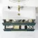 Elba Midnight Green Wall Hung Basin Drawer Vanity 1000mm - Brushed Brass Accents