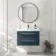 Omaha Navy Blue Wall Hung Basin Drawer Vanity 800mm