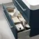 Omaha Navy Blue Wall Hung Basin Drawer Vanity 800mm