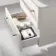 Omaha Linen White Wall Hung Drawer Vanity with Marble Top 600mm - Excludes Counter Top Basin