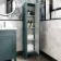Bermuda Midnight Green Floor Standing Tall Cabinet 1500x350mm
