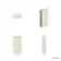 Chalk White Wall Hung Cabinet 700x300mm
