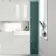 Monaco Midnight Green Floor Standing Tall Cabinet Unit 1900x300mm