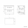 Elba Dawn Oak Wall Hung Drawer 600mm Excludes Counter Top Basin - Black Accents