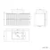 Crete Fluted Linen White Wall Hung Drawer Vanity with Marble Top & Cody Basin 1000mm