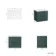 Crete Fluted Mystic Green Wall Hung Drawer Vanity with Marble Top 600mm - Excludes Counter Top Basin