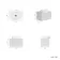 Malta Fluted Coastal White Wall Hung Drawer Vanity with Marble Top & Nevis Basin 600mm