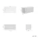 Malta Fluted Coastal White Wall Hung Drawer Vanity with Marble Top 800mm - Excludes Counter Top Basin