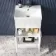 Havana Fluted Coastal White Basin Vanity and Back To Wall Toilet Unit 1000mm (Excludes Toilet) - Chrome Handles