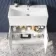 Havana Fluted Coastal White Basin Vanity and Back To Wall Toilet Unit 1300mm (Excludes Toilet) - Chrome Handles