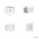 Sorrento Fluted Coastal White Wall Hung Drawer Vanity with Marble Top & Marin Basin 600mm