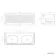 Sorrento Fluted Country Oak Wall Hung Drawer Vanity with Matt White Double Basin 1200mm