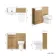 Sicily Fluted Country Oak Combination Vanity Basin and Miami Toilet 1000mm - Chrome Handles