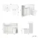 Sicily Fluted?Coastal White Vanity Basin and Tucson Toilet 1200mm - Chrome Handles - Left Handed