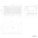Sorrento Fluted Matt Black Wall Hung Basin Drawer Vanity 800mm