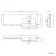 Sicily Fluted Black Walnut Combination Vanity Basin and Houston Toilet 1200mm - Black Accents - Right Handed
