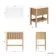 Maru Oak Wood Grain Vanity Cabinet 800mm with Matt White Stone Top - Basin Not Included