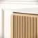 Maru Oak Wood Grain Vanity Cabinet 1000mm with Matt White Stone Top - Basin Not Included